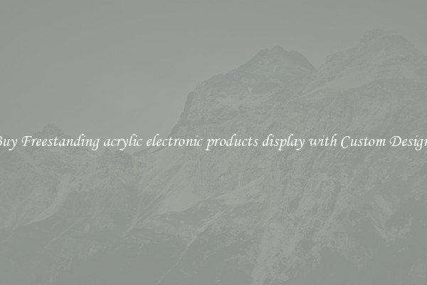 Buy Freestanding acrylic electronic products display with Custom Designs