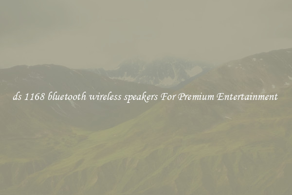 ds 1168 bluetooth wireless speakers For Premium Entertainment 