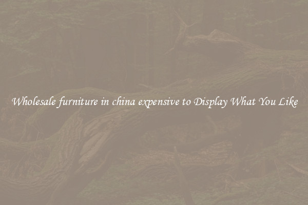 Wholesale furniture in china expensive to Display What You Like